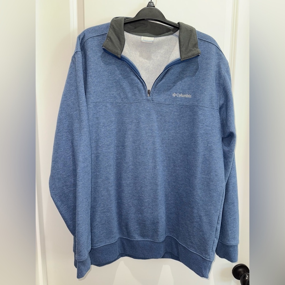 Columbia Black and Gray Fleece Pullover
